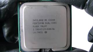 Processor Intel Pentium E2200 SLA8X [upl. by Hein]