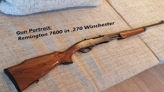 Remington 7600 in 270 Winchester Gun Portrait [upl. by Larsen]