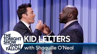 Kid Letters with Shaquille ONeal [upl. by Banwell509]