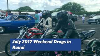 July 2017 Drag Races on the VRod Destroyer  Kauai Raceway Park [upl. by Jodie]