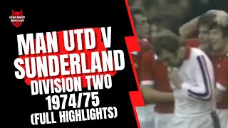 Man Utd v Sunderland 7475 Division 2 [upl. by Yreva678]