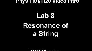 08 Resonance on a String [upl. by Holman]