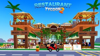 Restaurant Tycoon 2  African Vibes  SpeedBuild  Design 66 [upl. by Nayd]