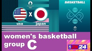 Paris 2024  USA vs Japan  group C [upl. by Maximilien]