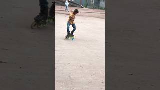 Skating slalom style  Naogaon Skating Academy [upl. by Glarum]