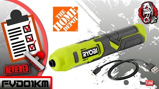 💸💥REVIEW RYOBI DESATORILLADOR 4V RECARGABLE FVD01KM💥💸 [upl. by Nahamas]