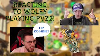 Plants VS Zombies VETERAN Reacts to Wolfy Playz Plants VS Zombies 2 [upl. by Rovert]