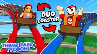 Mega DUOAchtbaan  🎢  Roblox Themepark Tycoon 2 [upl. by Guyer]