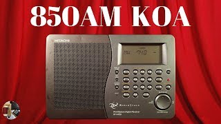 Hitachi KHWS1 WorldSpace Radio  850AM KOA [upl. by Randall450]