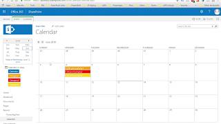 How to customize SharePoint calendar colors [upl. by Brenza741]