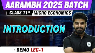 Introduction Micro Economics  Economics class 11th Commerce [upl. by Giacamo175]