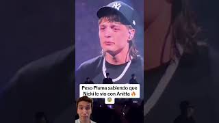 La cara de Pesopluma cuando bailó con Anitta y estaba con Nickinicole 🥹 pesopluma anitta parody [upl. by Shellie]