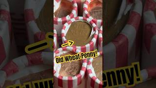 Wheat Penny Ender Customer Vs Bank Wrapped Rolls coin [upl. by Byrdie]