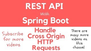 Respond to Cross OriginCORS HTTP Requests [upl. by Sharlene]