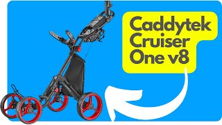 Caddytek Cruiser One v8  Best Golf Push Carts Your Ticket to a FunFilled Golfing Adventure [upl. by Ainnet]