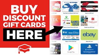 Where To Buy Discount Gift Cards  Best Online Gift Card Sellers [upl. by Nerti459]