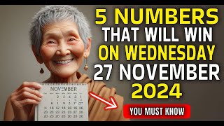 Lucky Numbers 5 NUMBERS TO WIN JACKPOT on Tuesday 19th NOVEMBER 2024  Buddhist Philosophy [upl. by Normalie]