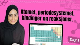 Dag 1 med lynkurs i KJEMI 1 Atomet periodesystemet bindinger og reaksjoner 26052020 [upl. by Airres]