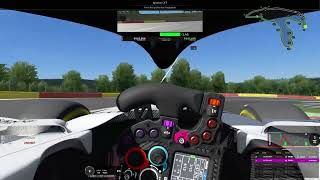 Race Sim Studio Formula Hybrid V12R on Spa spafrancorchamps racesimstudio formula1 [upl. by Zimmerman]