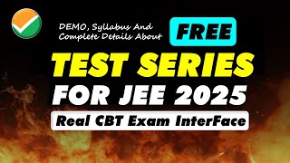 FREE TEST SERIES For JEE 2025 ■ Real CBT Exam Interface jee2025 jeetestseries [upl. by Onstad]