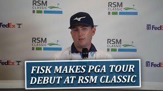 Steven Fisk Makes PGA Tour Debut At RSM Classic [upl. by Enyal]