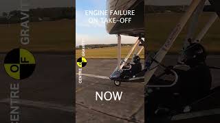 Microlight engine failure on takeoff aviation flying enginefailure [upl. by Ensoll748]