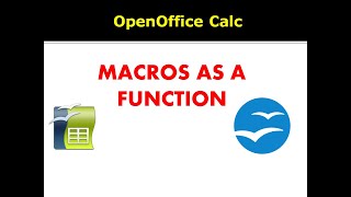 MACROS AS A FUNCTION IN OPENOFFICE [upl. by Tailor]