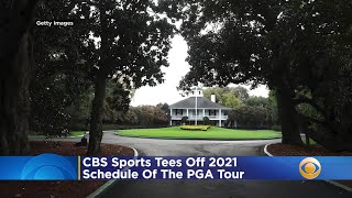 PGA Tour Schedule On CBS For 2021 [upl. by Cully305]