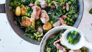 Recette Poêlée de légumes aux chipolatas et gnocchis de pommes de terre – Colruyt [upl. by Toshiko968]