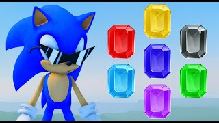 Sonic Rebooted  All Sol Emeralds Locations Sonic Roblox Fangame [upl. by Aiuhsoj]