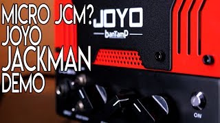 Micro JCM 800 Joyo Jackman BantAmp  SpectreSoundStudios DEMO [upl. by Aicemak]