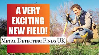 Metal Detecting UK  GREAT HOPE on a NEW FIELD [upl. by Child174]