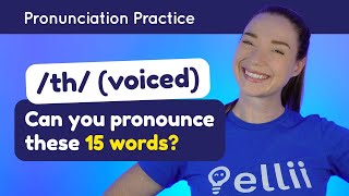 Practicing th voiced – English Pronunciation Lesson Part 2 [upl. by Milly]