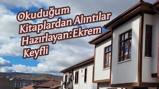 Okuduğum Kitaplardan Alıntılar Kürk Mantolu MadonnaSabahattin Ali HazırlayanEkrem Keyfli [upl. by Misaq]