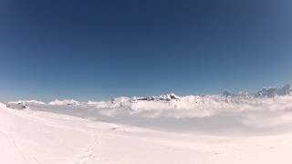 Mont Blanc from the top of Flaine [upl. by Nura715]