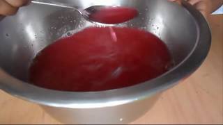 como hacer gelatina de fresa en 5 MINUTOS [upl. by Barlow802]