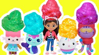 Gabbys Dollhouse DIY Slime Making Tutorial with Pandy Cakey DJ Baby Box [upl. by Godfrey]