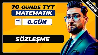 Sözleşme İmzalıyoruz  0Gün  70 Günde TYT Matematik Kampı  2025 [upl. by Morentz]