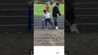 Rate The Knuckleball 110 🔥💀 shorts wiffleball knuckleball [upl. by Arahsak]