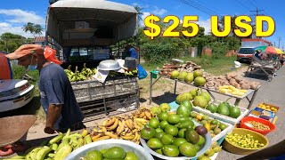 25 USD in a GUYANESE Village Market amp Showing Prices Cost of Living [upl. by Eisler]