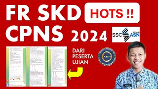 FR SKD CPNS 2024  HARI PERTAMA [upl. by Fellner]