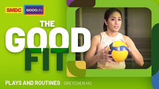 Volleyball Plays and Routines with Gretchen Ho on SMDC The Good Fit [upl. by Ahkos]