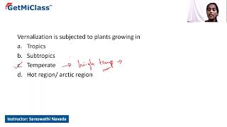 Vernalization KCET 11th Plant Growth and Development [upl. by Wrightson491]