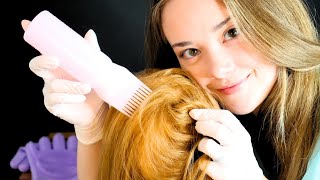 ASMR School NURSE SCALP EXAM Treatment amp Massage Roleplay Scraping Brushing Clipping [upl. by Charline]