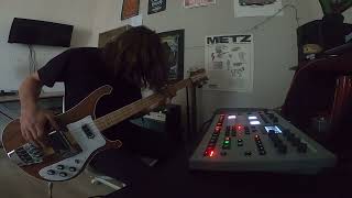 2  STONER  Al Cisneros OM stoner bass riff example with Elektron Analog Rytm [upl. by Levitus]