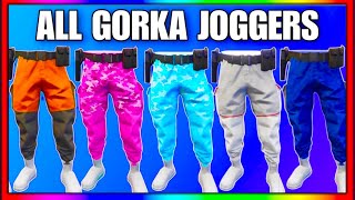 HOW TO GET ALL GORKA JOGGERS IN GTA 5 ONLINE 165 Invisible Torso amp IAA Gun Belt [upl. by Nibot]