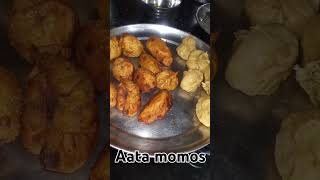 Fried and steam momos food momosrecipe [upl. by Carma]