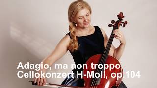 Antonín Dvořák  Adagio ma non troppo Cellokonzert hMoll  Eva Brönner [upl. by Okimuk212]