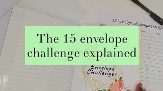 15 envelope savings challenge explained [upl. by Garrity]