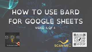 Make Google Sheets Faster With Bard Video 4 Of 4 [upl. by Hepsiba]